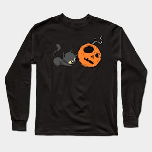 Playful pumpkin Long Sleeve T-Shirt